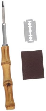 Cabilock Cuchillo para Cortar Masa con Mango de Herramienta para y Recortar Pan Cuchilla Resistente y Ergonómica para Repostería y Panadería