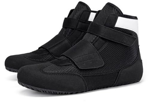 FJJLOVE Chaussures De Boxe pour Enfants Et Jeunes Garçons Et Filles, Dessinateurs De Boxe, Kickboxing, Lutte, Baskets Respirantes De Sport pour Hommes,Noir,39 EU
