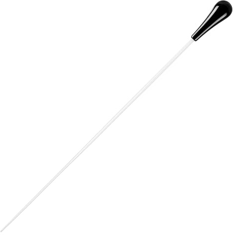 YIERM Resin Handle Conducting Baton Music Director Baton 38.5cm Orchestral Baton Leader Choral Directors Accessories for Singing Leader Music Director (Black)