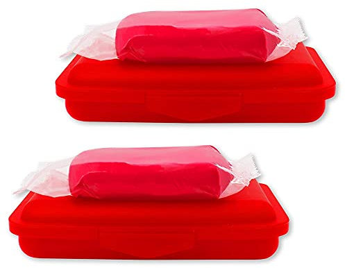 ABACUS® Lackknete 2x 200 g abrasiv/stark (7752.2) - Lackreinigungsknete Reinigungsknete Lack Auto Reinigungsknete