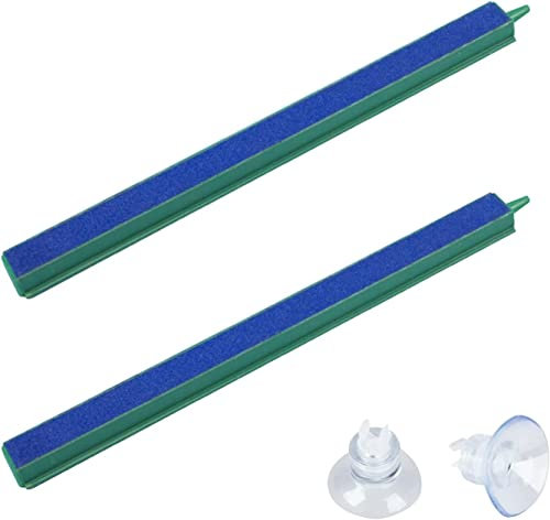 12inch 30cm Air Stone Bar Bubble Diffuser 2Pcs Oxygen Tube Hook 2 Packs Fish Tank Air Stone Bubble Release Diffuser Bar Micro Bar Bubbler Airstones Air Pumps Fish Tanks Aquariums & Hydroponics