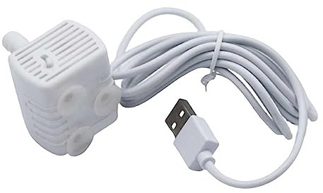 Sloane Pompa per Fontana d'Acqua per Gatti Pompa d'Acqua di Ricambio per Fontanella per Gatti Alimentata Tramite USB Ultra Silenziosa Basso Consumo Energetico