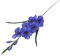 JISADER Artificial Gladiolus Flower Wedding Gladiolus Flower with Stem for Living Room Decor, Blue
