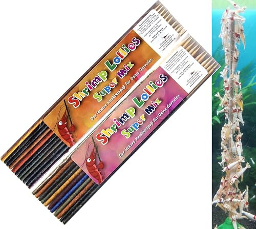 Shrimp Lollies Super Mix Set/Futter Garnelen Lollies Lutscher Sticks Stangen