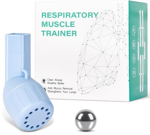 ACWOO Espansore Polmonare di Respirazione, Dispositivo di Rimozione del Muco Portatile, Allenatore Respiratorio, Pulizia dei Polmoni per Migliorare la Capacità Polmonare