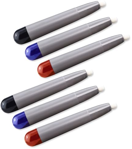 6 stycken infraröda surfplattor-inmatningspenna, interaktiv whiteboard-penna för pekskärm smartboards, lärarpenna Stylus-pennor för whiteboard/presentation/multimediaskärm