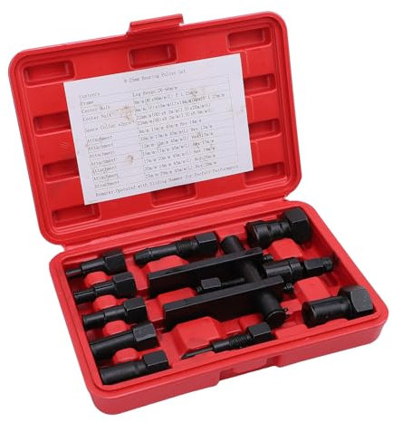 Wakects Estrattore per Cuscinetti Interni per Motociclette 10 Pezzi, Strumento per Estrattore per Cuscinetti Interni 8-25 Mm, Estrattore per Cuscinetti Ruota per Motociclette