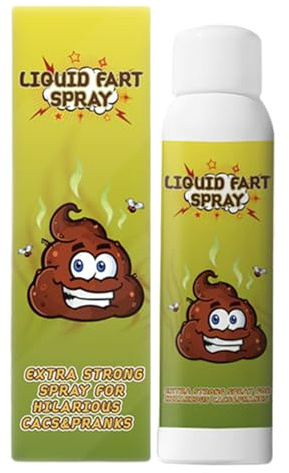 Fierudeng Extra stark fartspray | 100 ml kraftfull flytande spray med | dålig lukt för skämt | roliga skämtleksaker tillbehör till april fest jul vuxna