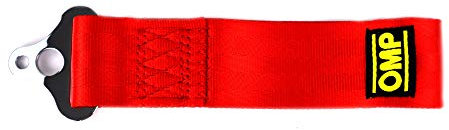 OMP ompeb/578/R - Gancio di Traino in Acciaio Inox Diametro Interno 100 mm, Rosso