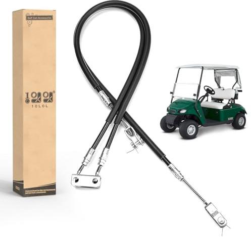 10L0L Golf Cart Brake Cable Set for EZGO TXT Driver & Passenger Side