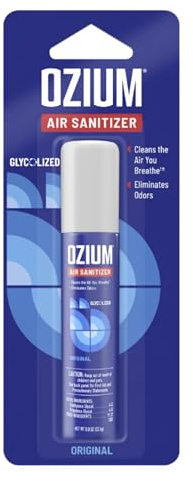 Ozium 0.8 oz. Air Sanitizer & Odor Eliminator for Homes, Cars, Offices and More, Original Scent