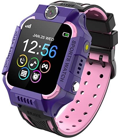 Smartwatch für Kinder, Kinderuhr Telefon mit Zwei Wege Gespräch MP3 MP4 Musik Player Kamera Rechner Rekorder Alarm Schrittzähler SOS Gaming Uhr für 3-15 Jahre Jungen Mädchen Geburtstagsgeschenke