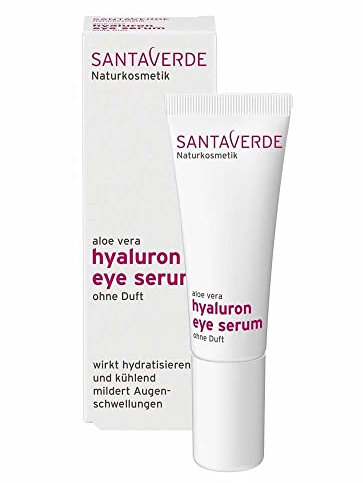 SANTAVERDE Aloe Vera, Hyaluron Augenserum, ohne Duft, 10ml
