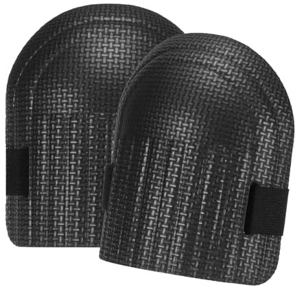 PATIKIL Jardinage Genou Coussins, 1 Paire EVA Mousse Genou Coussin avec Élastique Sangles Léger Imperméable pour Maison Nettoyage Construction Travaux, Rose