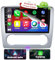 RICBAFEE Autoradio für Ford Focus Exi 2004-2011, 9 Zoll Touchscreen Bluetooth Freisprech-Autoradio mit CarPlay Android Auto WiFi HiFi FM DSP EQ MirrorLink Rückfahrkamera GPS (Silber, 6+64GB 8Core)