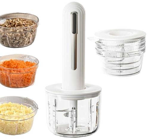 Tritatore per Cucina - Taglia Carne Compatto - Elettrico Per Cucina Per Preparazione Pasti Cibi Per Bambini Frutta