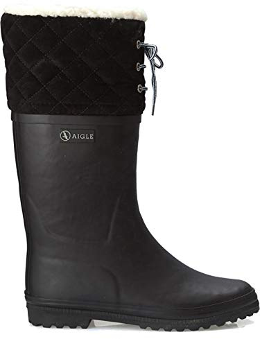 Aigle Femme Polka Giboulée Bottines Classiques, Noir New Black, 35 EU