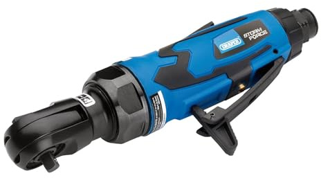 Draper Storm Force 65018 Cliquet pneumatique Stubby (entraînement carré 6,35 mm), bleu