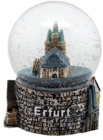 30043 Souvenir palla di neve Germania Erfurt Cattedrale 65 mm
