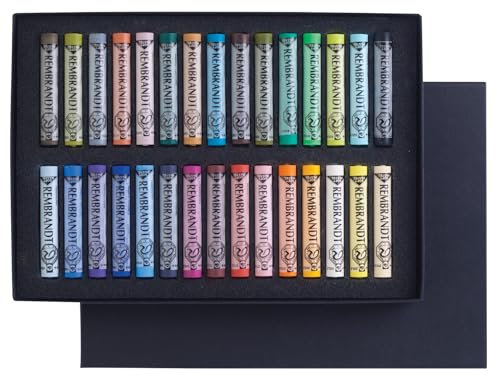 Rembrandt Professionelles Weiche Pastelle Set Landschaftsauswahl | 30 ganze Pastelle