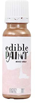 PME Metallic Edible Paint Rose Gold, 20 ml