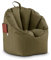 kreatives Wohnen Sitzsack Garten Sessel ø 70 H 80 cm Gamingsessel Outdoor Big Bamba sehr formstabil fest beige - Taupe Sitzsessel