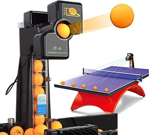 Ddasam Macchina per Palline da Ping Pong Macchina per Palline Automatica Multi-Rotazione Multi-Goccia Macchina per Palline / 9 Diversi Robot da Ping Pong con Palline Rotanti