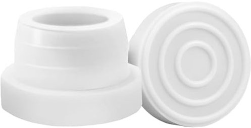 Qloby 2 Pack Pool Ladder Bumpers for Inground Pool, Rubber Inside Plug Caps fit 1.9 Standard Steps Tubing, Protective Bumper End Cap Inside Plug Cover for Underground Swimming Pool