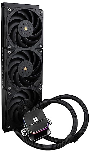 TR Frozen Edge 360 Black refroidisseur d'eau liquide pour CPU avec ventilateur PWM de 120mm, spécification de la rangée froide de 360 noir, AMD/AM4/AM5,Intel LGA1700/1150/1151/1200/2011