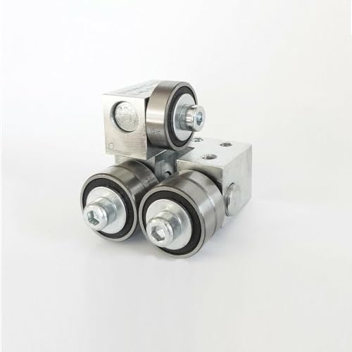 Bandsäge Sägeblattführung Edelstahl 6-20mm - Premium Bandführung für kleine Maschinen - Lager und Montage Set 4×4 - Hochwertige Blattführung Ersatzteil (Sägeblattführung 4×4)