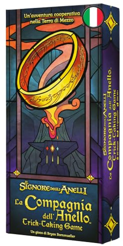 Asmodee - La Compagnia dell'Anello: Trick Taking Game - Gioco da Tavolo Cooperativo, Carte da Gioco con esperienza narrativa, 1-4 Giocatori, 12+ Anni, Edizione in Italiano