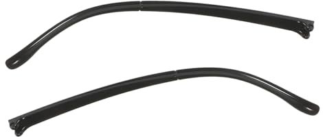 WATIIFUFU 1 Paar Brillenzubehör Brillenreparatursets Bügelspitzen Für Sonnenbrillen Ersatzbrillenbeine Brille Metallbein Brillen-ohrbügel Für Sportbrillen Brillen-ohrgreifer Tr Black