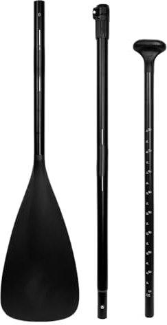 Pala de Tabla de Surf - Pala Telescópica Ergonómica - Accesorios Desmontables para Canoa Suministros Deportes Acuáticos para Navegación Mar Aire Libre Pesca Principiantes