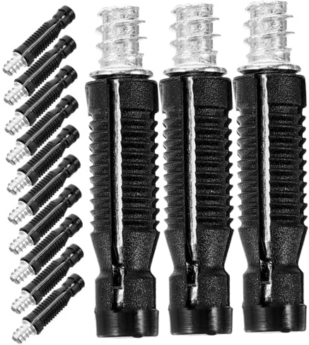 TOYZFRIENDY 50pcs Cam Lock Fittings Self-tapping Furniture Connecting Fasteners Invisible Cabinet Bolt Nuts for Wardrobes Beds and Cabinets