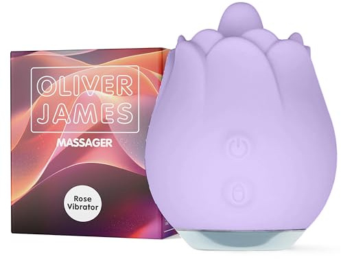 Oliver James Rose Toy Vibratore per Donna, 10 Modalità (Foschia Di Lavanda)