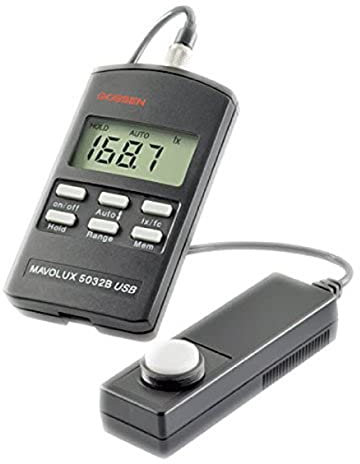 Gossen Mavolux 5032 Klasse B digitales Luxmeter zur Beleuchtungsstärke 18558