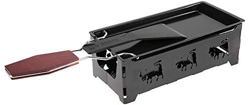 Mini Raclette Faltbares Teelicht Raclette Antihaft Rotaster Backblech Herd Set Kohlenstoffstahl Home Kitchen Grill Werkzeug mit Holzgriff