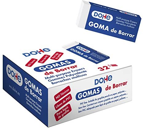 Dohe - Scatola gomme da cancellare - 32 unità