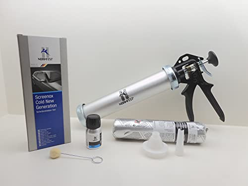 Normfest SCHEIBENKLEBER KLEBESET FRONTSCHEIBE Beutel Set SCREENOX Cold 400ML (3)