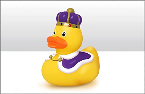 Elagte Royal Crown Rubber Duck Novelty Bath Toy King Charles Coronation