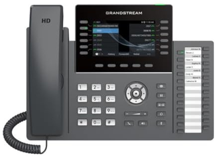 Grandstream GHP611W 2 Lines - Telefono IP Wi-Fi, nero
