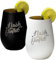 4youDesign 2-er Set Gin Tonic Glas mit Spruch nach mir die GINflut – Geschenk für Männer, Frauen zum Muttertag oder Vatertag – Tumbler-Party-Glas aus Kristallglas – Schwarz & Weiß – 465ml