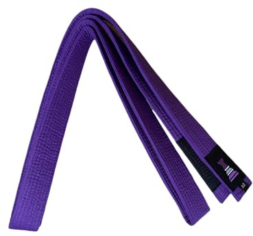 OSS Combat Sports BJJ Cinturón brasileño de Jiu Jitsu Cinturón Jujitsu Aprobado por la IBJJF Edición Limitada (Morado, A2)