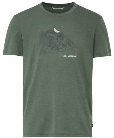 VAUDE Men's Tekoa T-Shirt III, Lässiges Herren T-Shirt für Bergsport und Alltag, Agave, XXL