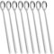 AMFUN Latte Macchiato Löffel Set, 8 Stück 24 cm Langer Stiel Rührlöffel Edelstahl, Dessertlöffel, Lange Löffel für Eiskaffee Eistee Milchshake Eisbecher, Spülmaschinengeeignet