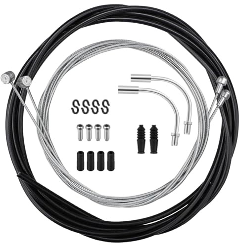 Bicycle Brake Cables Kit, Universal Bike Brake Cable, Bicyle Inner Cable Set for Mountain and Road Bike for Mountain Bike