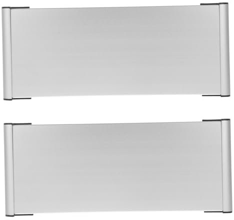 HORIALENCE 2Pièces Support de Panneau de Porte Aluminium pour Bureau Plaque Vierge Simple pour Signalétique de Département pour Personnalisation et Décoration