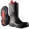 Dunlop Protective Footwear, C762043.CH, Purofort+ Rugged Full Safety, Schwarz/Rot, Größe 47 EU