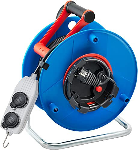 Brennenstuhl 1139941 elektronischer Unterputz-Gurtwickler SM4 Standard-RB, 40 m H05VV-F 3G1,5