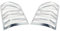 OMAC Rücklicht Leisten Heckleuchte kompatibel mit VW Transporter T5 2010-2015 Chrom ABS 2tlg